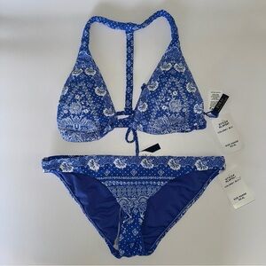 NWT Ralph Lauren Blue Bikini Swim Set